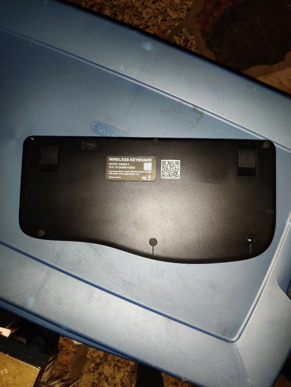 KB805-3 Wireless Ergonomic Keyboard Black without USB Receiver – Tested